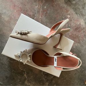 Amina Mauddi canvas heel RARE